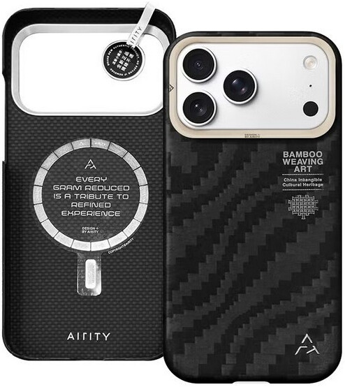 чехол arinity bamboo arinity shadow 17 pro-pro max черный 2