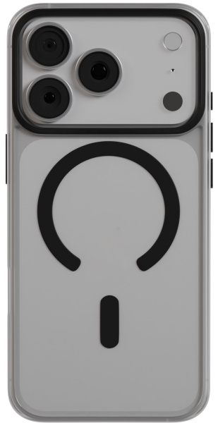Чехол AceCase Crystal Shield для iPhone 17 Pro Черный