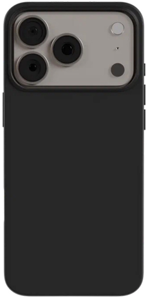 Чехол AceCase Soft Shell для iPhone 17 Pro Черный